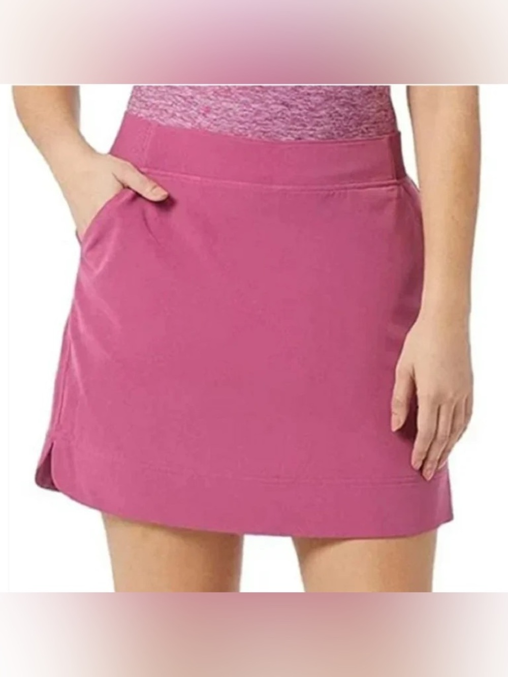 Women's Pink Skort Activewear 32 Degree  with built in Shorts